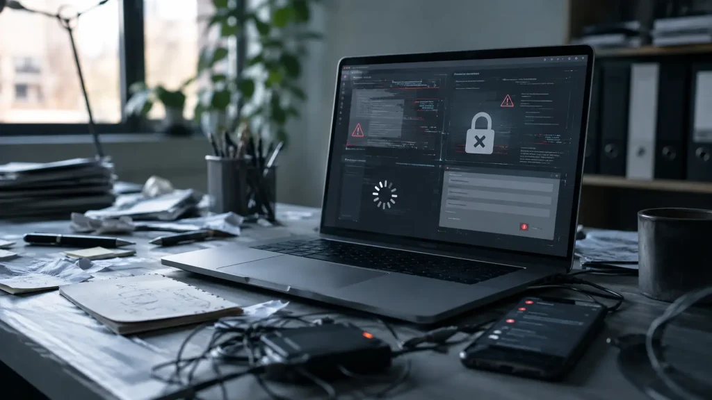 Brak opieki nad stroną internetową – awarie, błędy i problemy z bezpieczeństwem