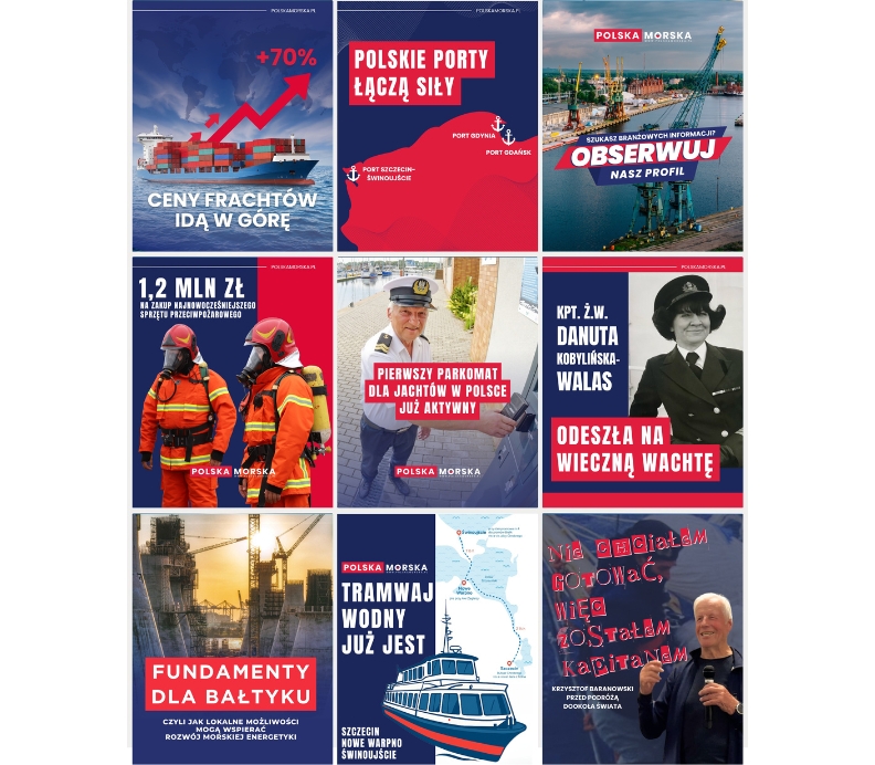 Polska Morska – kreacje social media