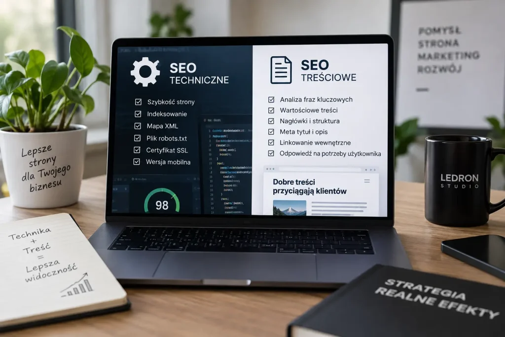SEO techniczne a SEO treściowe – porównanie najważniejszych elementów optymalizacji strony